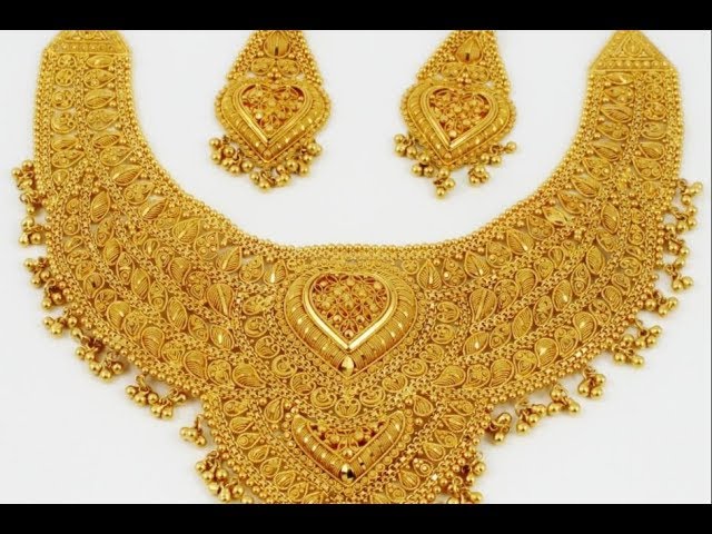 Latest Gold Necklace Designs With Weight Latest Jewellery