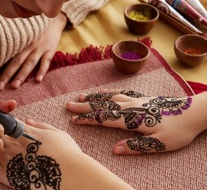 Designer Henna on Full Hands