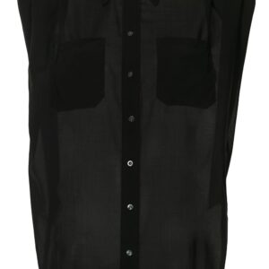 3.1 Phillip Lim sheer sleeveless shirt - Black