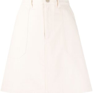 A.P.C. A-line mini skirt - NEUTRALS