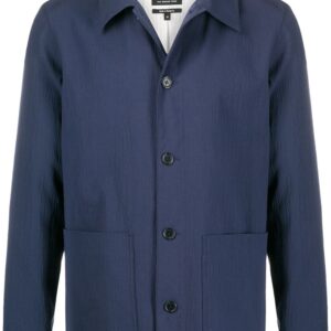A.P.C. Martin tonal-seersucker jacket - Blue