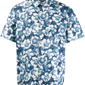 A.P.C. floral print shirt - Blue