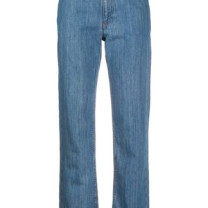 A.P.C. frayed straight-leg jeans - Blue