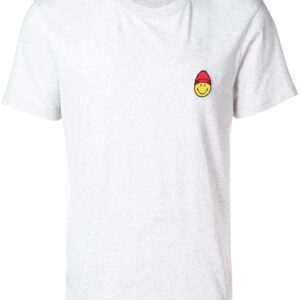 AMI smiley patch T-shirt - Grey