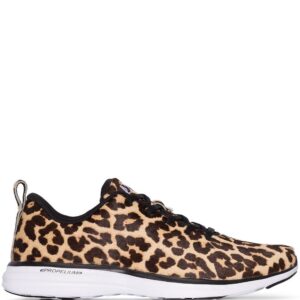 APL: ATHLETIC PROPULSION LABS Iconic pro leopard-print sneakers - Black