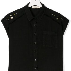 Andorine TEEN rhinestone-embellished shirt - Black