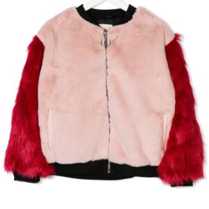 Andorine faux fur bomber jacket - PINK