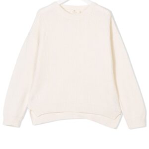 Andorine ribbed knit sweater - White