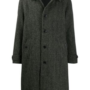 Aspesi single breasted coat - Black