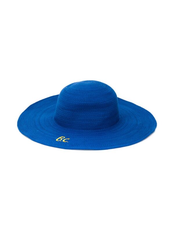 Bobo Choses embroidered logo sun hat - Blue