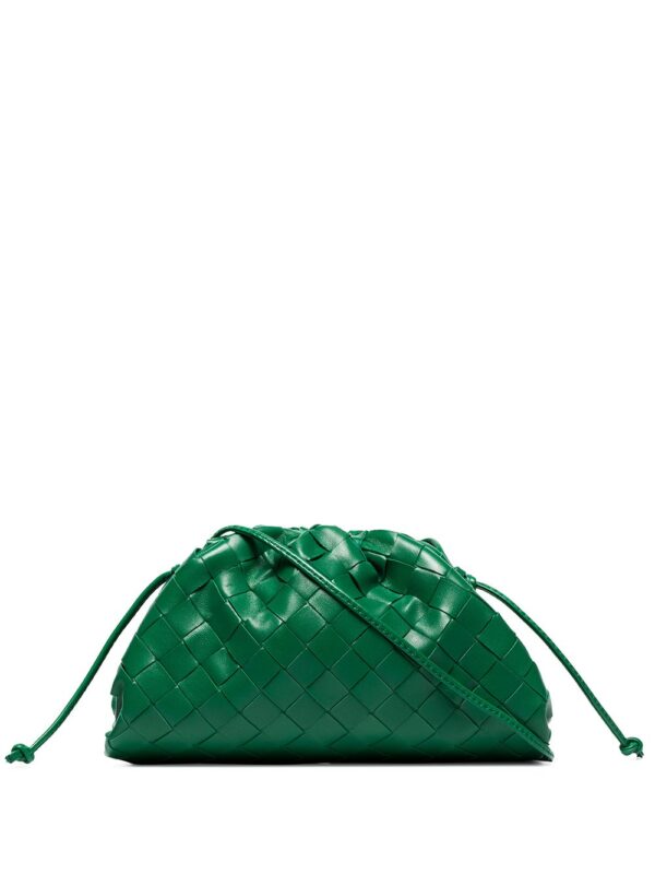 Bottega Veneta Pouch 20 leather clutch bag - Green