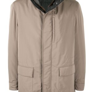 Brioni layered jacket - NEUTRALS