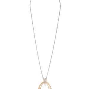 Brumani 18kt gold diamond Maitan necklace - ROSE GOLD