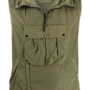 C.P. Company one pocket hooded vest - Green
