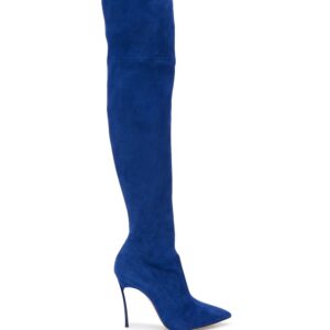 Casadei knee-length stiletto boots - Blue