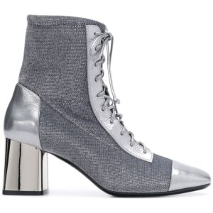 Casadei metallic lace-up boots