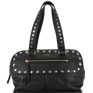Céline Pre-Owned stud detail handbag - Black