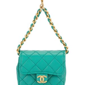 Chanel Pre-Owned 1989 mini pouch - Blue