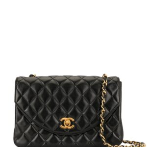 Chanel Pre-Owned 1990s quilted chain shoulder bag - Black