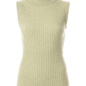 Chanel Pre-Owned 1993 ribbed knitted top - Green
