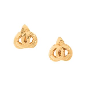 Chanel Pre-Owned 1997 CC clip-on earrings - GOLD