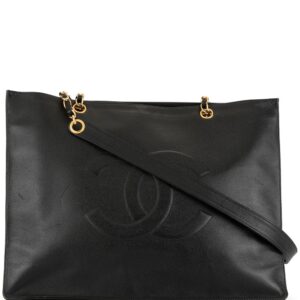 Chanel Pre-Owned 1997 Jumbo XL CC shoulder bag - Black