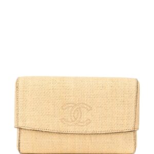 Chanel Pre-Owned 1998s CC clutch - Brown