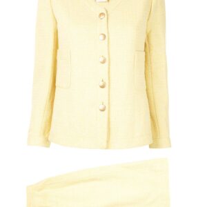 Chanel Pre-Owned 1998's Setup suit jacket skirt - Yellow
