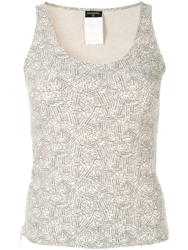 Chanel Pre-Owned 1999 Sleeveless Tops - NEUTRALS