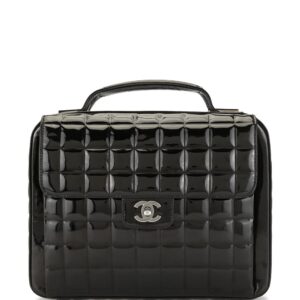 Chanel Pre-Owned 2002 Choco Bar briefcase - Black