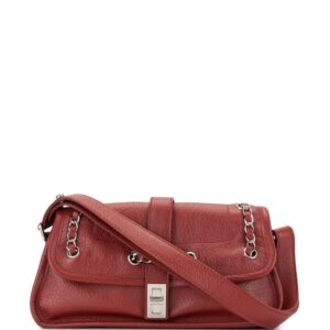 Chanel Pre-Owned 2004 whipstitch top handle bag - Red