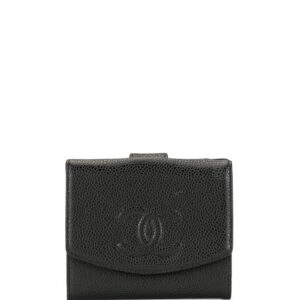 Chanel Pre-Owned CC logo wallet - Black
