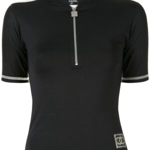 Chanel Pre-Owned Sports Line T-shirt - Black