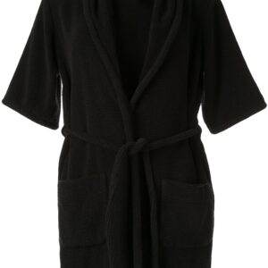 Chanel Pre-Owned cropped bath robe - Black