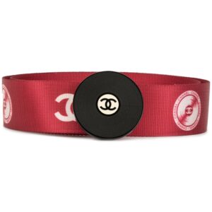 Chanel Pre-Owned record motif belt - Red