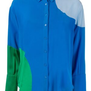 Chinti and Parker colour-block shirt - Blue