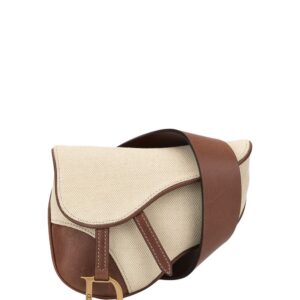 Christian Dior pre-owned saddle waist belt bag - NEUTRALS