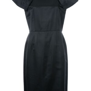 Comme Des Garçons Pre-Owned padded shoulder shift dress - Black
