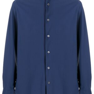 Corneliani plain long-sleeved shirt - Blue