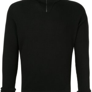Dolce & Gabbana slim-fit zip-up pullover - Black