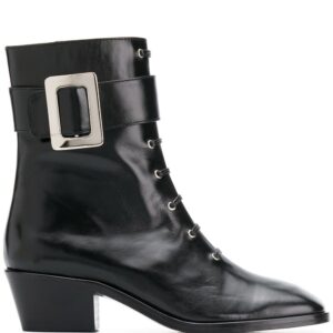 Dorateymur buckle-detail ankle boots - Black