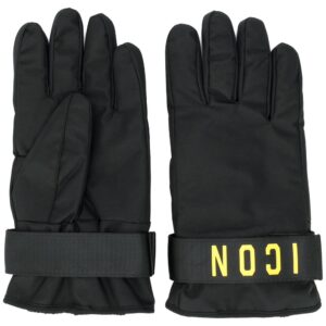 Dsquared2 Icon print gloves - Black