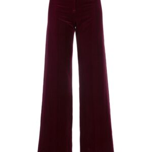 Emanuel Ungaro Pre-Owned 1970's wide-leg trousers - Red