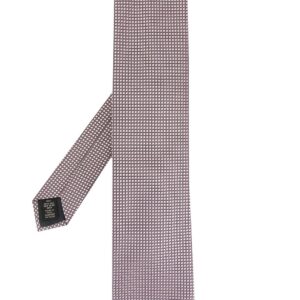 Ermenegildo Zegna square patterned tie - PURPLE