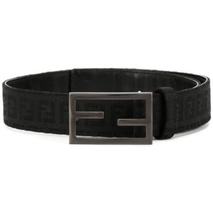 Fendi Pre-Owned FF buckle belt - Black