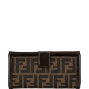 Fendi Pre-Owned Zucca pattern wallet - Brown