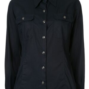 Fendi Pre-Owned pointed collar shirt - Blue