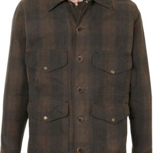 Filson plaid multi-pocket jacket - Brown