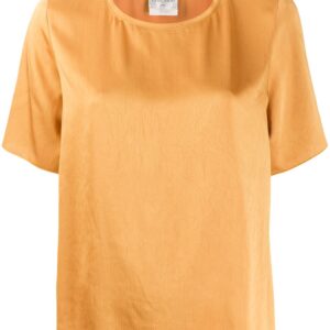 Forte Forte short-sleeved loose-fit blouse - Yellow