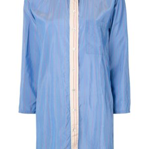 Forte Forte striped oversized-fit shirt - Blue
